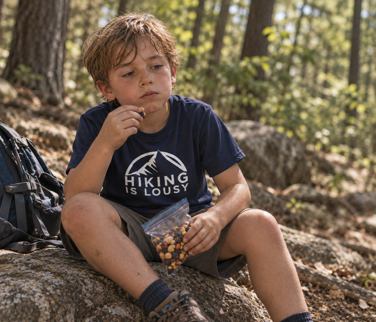 Hiking is Lousy Youth Unisex Tshirt