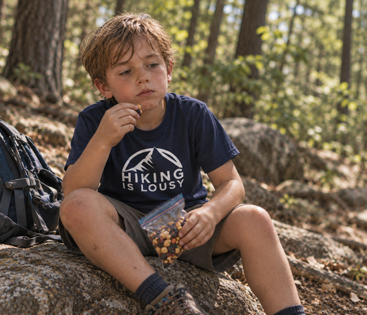 Hiking is Lousy Youth Unisex Tshirt