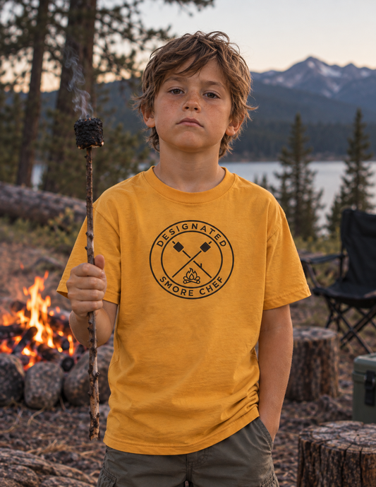 Designated S'more Chef Youth Unisex Tshirt
