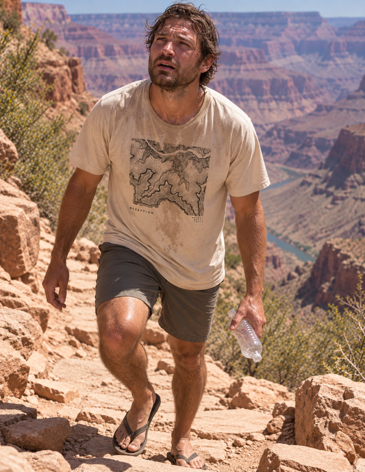Bright Angel Trail Topographic Unisex Tshirt