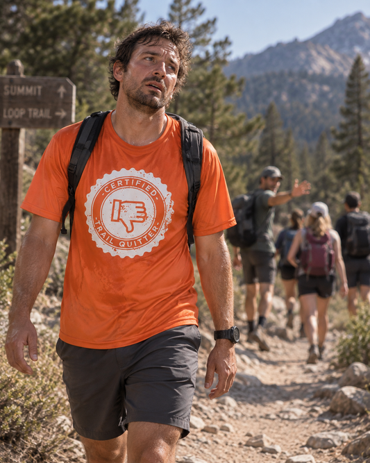 Certified Trail Quitter Unisex Performance Tshirt