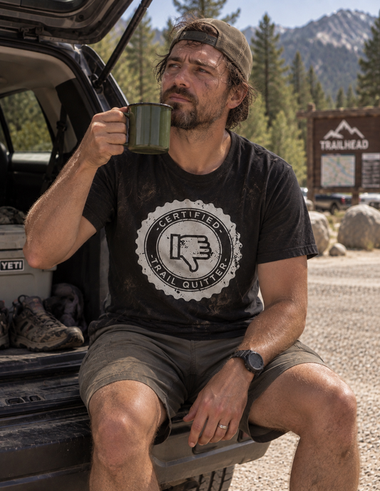 Certified Trail Quitter Men's Relaxed Cotton Tshirt