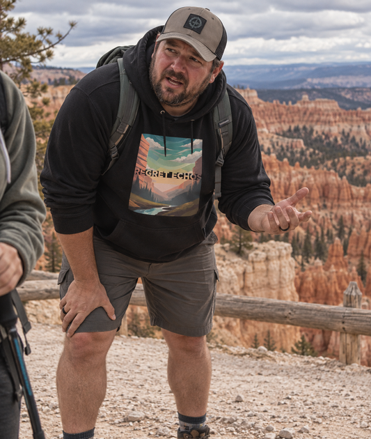 Regret Echoes Cotton Hoodie