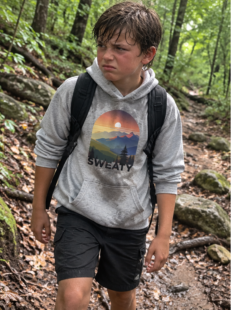 Sweaty Vistas Youth Hoodie